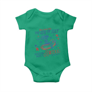 Western Cowgirl You Look Like the 4th of July Baby Onesie Makes Me Want A Hot Dog Real Bad TS14 Irish Green Print Your Wear