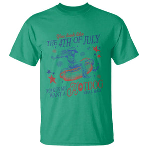 Western Cowgirl You Look Like the 4th of July T Shirt Makes Me Want A Hot Dog Real Bad TS14 Irish Green Print Your Wear