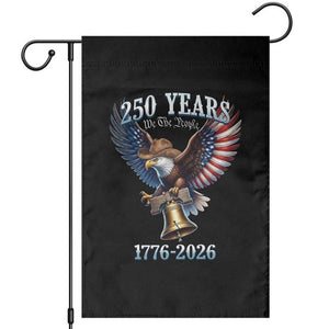 American Rodeo 250th Anniversary Garden Flag Western Cowboy Eagle Patriotic 4th of July TS14 Black Print Your Wear