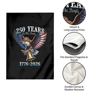 American Rodeo 250th Anniversary Garden Flag Western Cowboy Eagle Patriotic 4th of July TS14 Print Your Wear