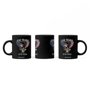 American Rodeo 250th Anniversary Coffee Mug Western Cowboy Eagle Patriotic 4th of July TS14 Print Your Wear