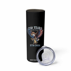 American Rodeo 250th Anniversary Skinny Tumbler Western Cowboy Eagle Patriotic 4th of July TS14 Print Your Wear