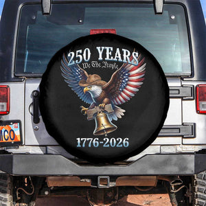 American Rodeo 250th Anniversary Spare Tire Cover Western Cowboy Eagle Patriotic 4th of July TS14 No hole Black Print Your Wear