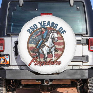 250th Anniversary USA Spare Tire Cover American Flag Cowboy Rodeo 4th of July TS14 No hole White Print Your Wear