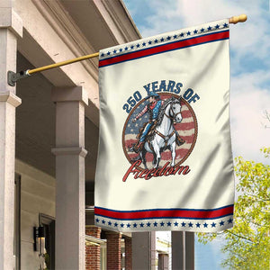 250th Anniversary USA Patriotic Garden Flag American Flag Cowboy Rodeo 4th of July TS14 Modern Beige Red Print Your Wear