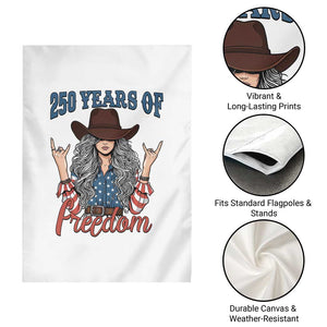 250th Anniversary USA Garden Flag Western Cowgirl American Flag 4th of July TS14 Print Your Wear