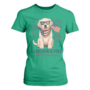 250th Anniversary USA T Shirt For Women Labrador Retriever American Flag 4th of July TS14 Irish Green Print Your Wear