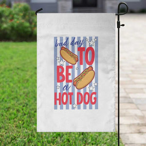Bad Day To Be A Hot Dog Garden Flag 4th of July Summer Beach TS14 Print Your Wear