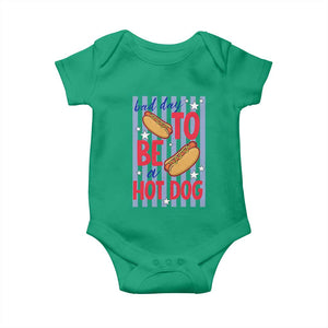 Bad Day To Be A Hot Dog Baby Onesie 4th of July Summer Beach TS14 Irish Green Print Your Wear