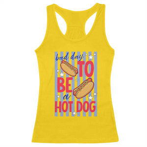 Bad Day To Be A Hot Dog Racerback Tank Top 4th of July Summer Beach TS14 Daisy Print Your Wear