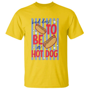Bad Day To Be A Hot Dog T Shirt 4th of July Summer Beach TS14 Daisy Print Your Wear