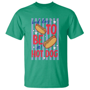Bad Day To Be A Hot Dog T Shirt 4th of July Summer Beach TS14 Irish Green Print Your Wear