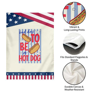 Bad Day To Be A Hot Dog Patriotic Garden Flag 4th of July Summer Beach TS14 Print Your Wear