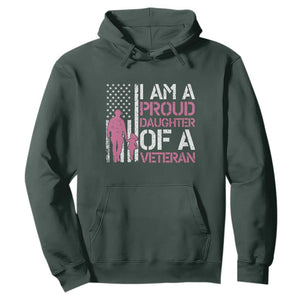 Proud Daughter Veteran Nothing Scares Hoodie Patriotic Military Family Support