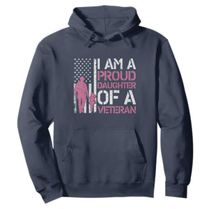 Proud Daughter Veteran Nothing Scares Hoodie Patriotic Military Family Support