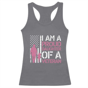 Proud Daughter Veteran Nothing Scares Racerback Tank Top Patriotic Military Family Support
