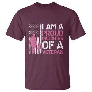 Proud Daughter Veteran Nothing Scares T Shirt Patriotic Military Family Support