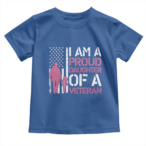 Proud Daughter Veteran Nothing Scares Toddler T Shirt Patriotic Military Family Support