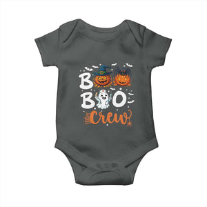 Boo Boo Crew Nurse Ghost Halloween Baby Onesie TS14 Dark Heather Print Your Wear