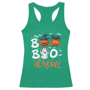 Boo Boo Crew Nurse Ghost Halloween Racerback Tank Top TS14 Irish Green Print Your Wear