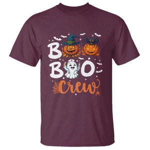 Boo Boo Crew Nurse Ghost Halloween T Shirt TS14 Maroon Print Your Wear