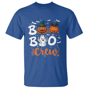 Boo Boo Crew Nurse Ghost Halloween T Shirt TS14 Royal Blue Print Your Wear