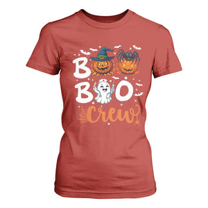 Boo Boo Crew Nurse Ghost Halloween T Shirt For Women TS14 Red Print Your Wear