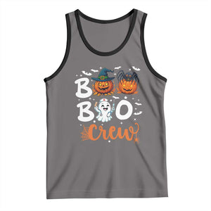 Boo Boo Crew Nurse Ghost Halloween Tank Top TS14 Deep Heather Black Print Your Wear