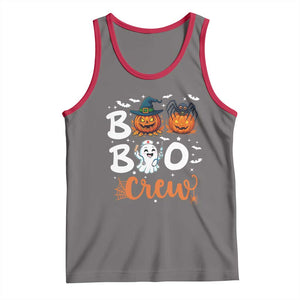 Boo Boo Crew Nurse Ghost Halloween Tank Top TS14 Deep Heather Red Print Your Wear