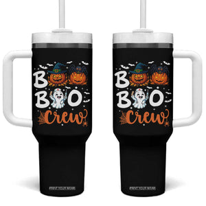 Boo Boo Crew Nurse Ghost Halloween Tumbler With Handle TS14 One Size: 40 oz Black Print Your Wear