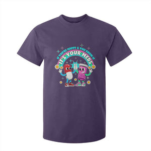 If You Are Happy And You Know It It Is Your Meds T Shirt For Kid Funny Pills Mental Health TS14 Purple Print Your Wear