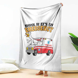 Registered Goose Nurse Throw Blanket Honk If It Is An Emergency TS14 Print Your Wear