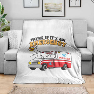 Registered Goose Nurse Throw Blanket Honk If It Is An Emergency TS14 Print Your Wear