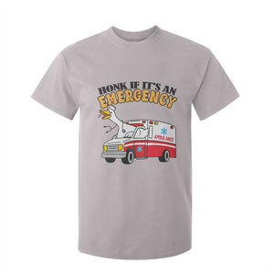 Registered Goose Nurse T Shirt For Kid Honk If It Is An Emergency TS14 Ice Gray Print Your Wear
