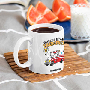 Registered Goose Nurse Coffee Mug Honk If It Is An Emergency TS14 Print Your Wear