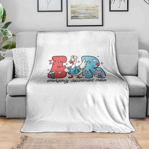 ER Nurse Silly Goose Throw Blanket Funny Emergency Department TS14 Print Your Wear