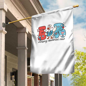 ER Nurse Silly Goose Garden Flag Funny Emergency Department TS14 Print Your Wear