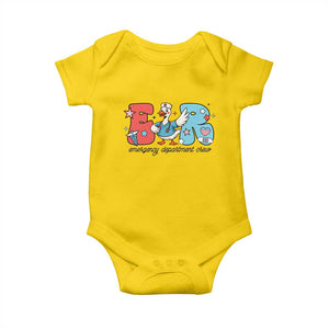 ER Nurse Silly Goose Baby Onesie Funny Emergency Department TS14 Daisy Print Your Wear
