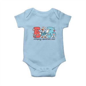 ER Nurse Silly Goose Baby Onesie Funny Emergency Department TS14 Light Blue Print Your Wear