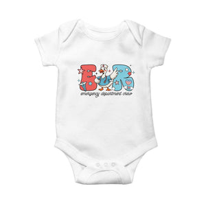 ER Nurse Silly Goose Baby Onesie Funny Emergency Department TS14 White Print Your Wear