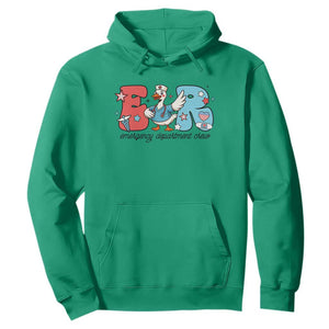 ER Nurse Silly Goose Hoodie Funny Emergency Department TS14 Irish Green Print Your Wear