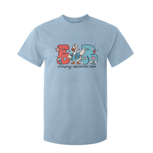 ER Nurse Silly Goose T Shirt For Kid Funny Emergency Department TS14 Light Blue Print Your Wear
