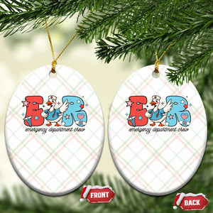 ER Nurse Silly Goose Ceramic Ornament Funny Emergency Department TS14 Print Your Wear