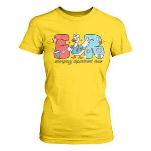 ER Nurse Silly Goose T Shirt For Women Funny Emergency Department TS14 Daisy Print Your Wear