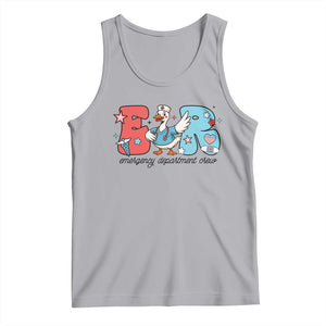 ER Nurse Silly Goose Tank Top Funny Emergency Department TS14 Athletic Heather Print Your Wear