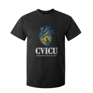 CVICU Nurse Cat Starry Night T Shirt For Kid Cardiovascular Intensive Care Unit TS14 Black Print Your Wear
