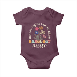 Funny Oncology Nurse Baby Onesie Squad Oncology Medical Assistant TS14 Maroon Print Your Wear