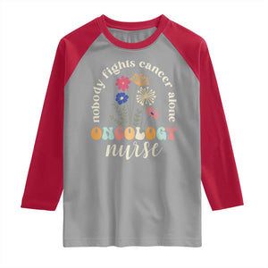 Funny Oncology Nurse Raglan Shirt Squad Oncology Medical Assistant TS14 Sport Gray Red Print Your Wear