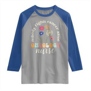 Funny Oncology Nurse Raglan Shirt Squad Oncology Medical Assistant TS14 Sport Gray Royal Print Your Wear