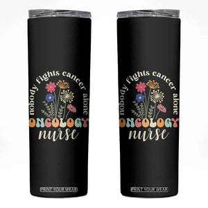 Funny Oncology Nurse Skinny Tumbler Squad Oncology Medical Assistant TS14 Black Print Your Wear